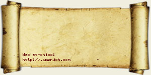 Mina Raković vizit kartica